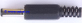 Mufa alimentare DC tata 2,5x5,5x14 mm