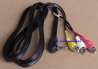 Cablu jack 3,5 tata 4 contacte - 3 x RCA tata 1,5m